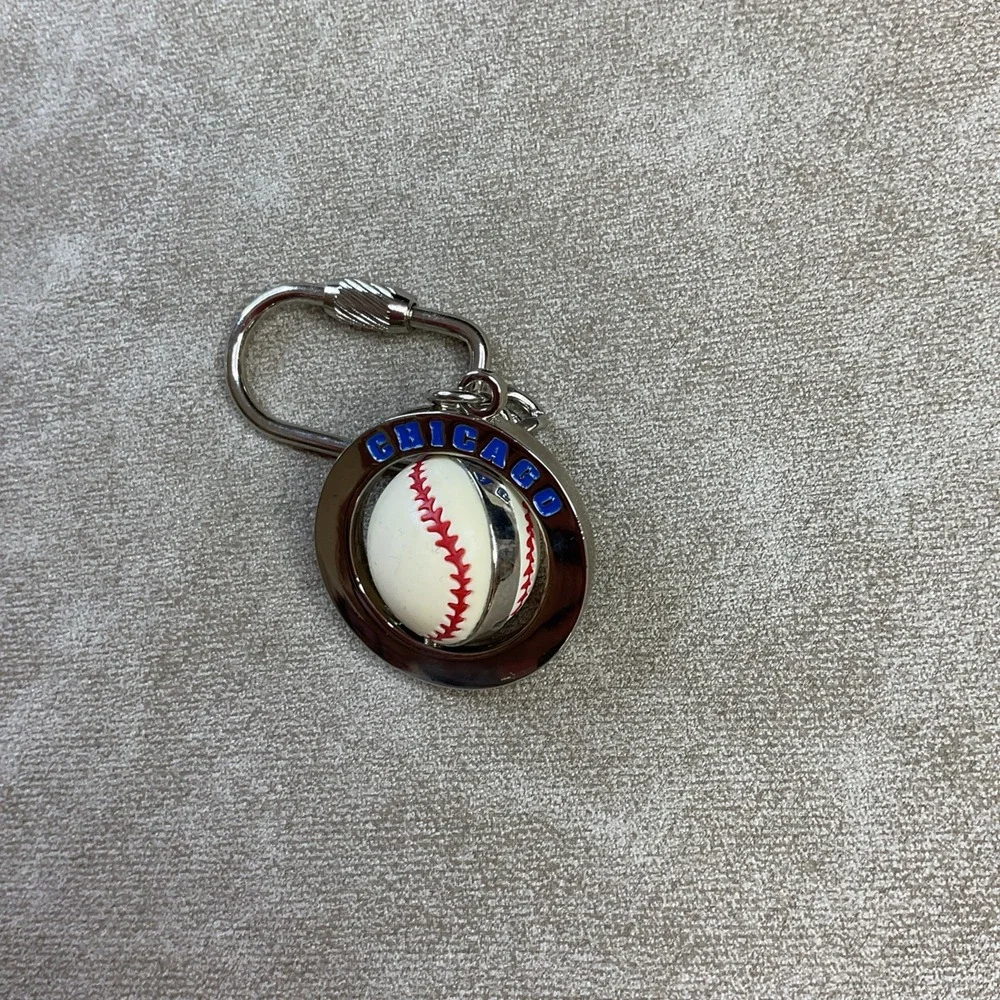 Chicago Baseball‎ Keychain Key ring Cubs Fan Gift